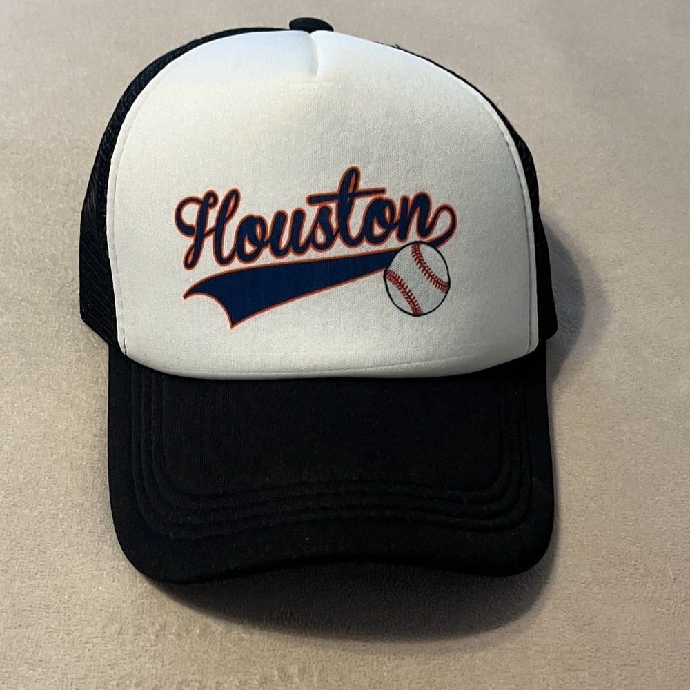 EUC HOUSTON ASTROS Trucker Baseball SnapBack Cap